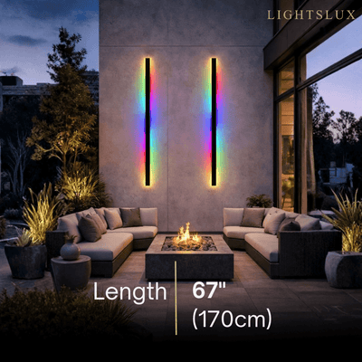 Outdoor LED Wall Light (RGB) — Available in 8 Sizes