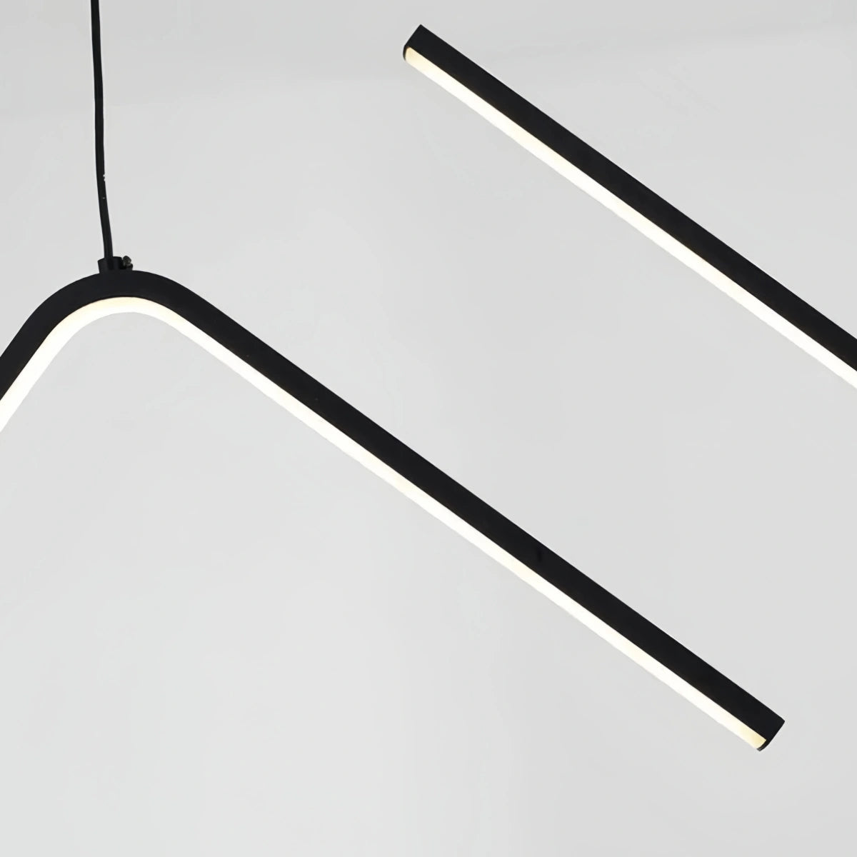 Arcato Minimalist Black/Gold Pendant Light