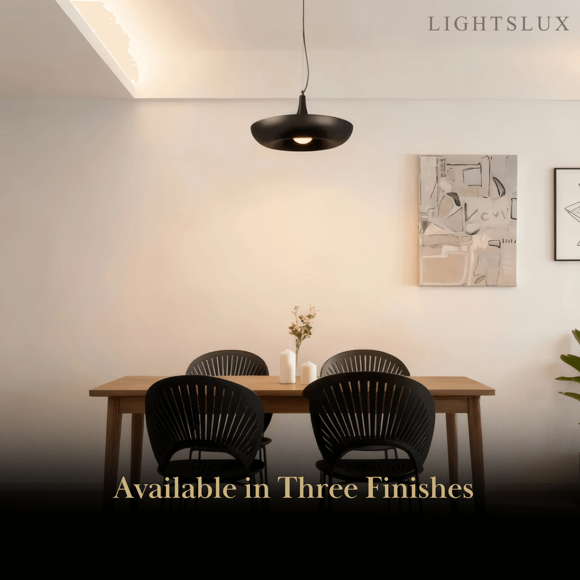 Crema Natural Black/White/Green Bowled Pendant Light
