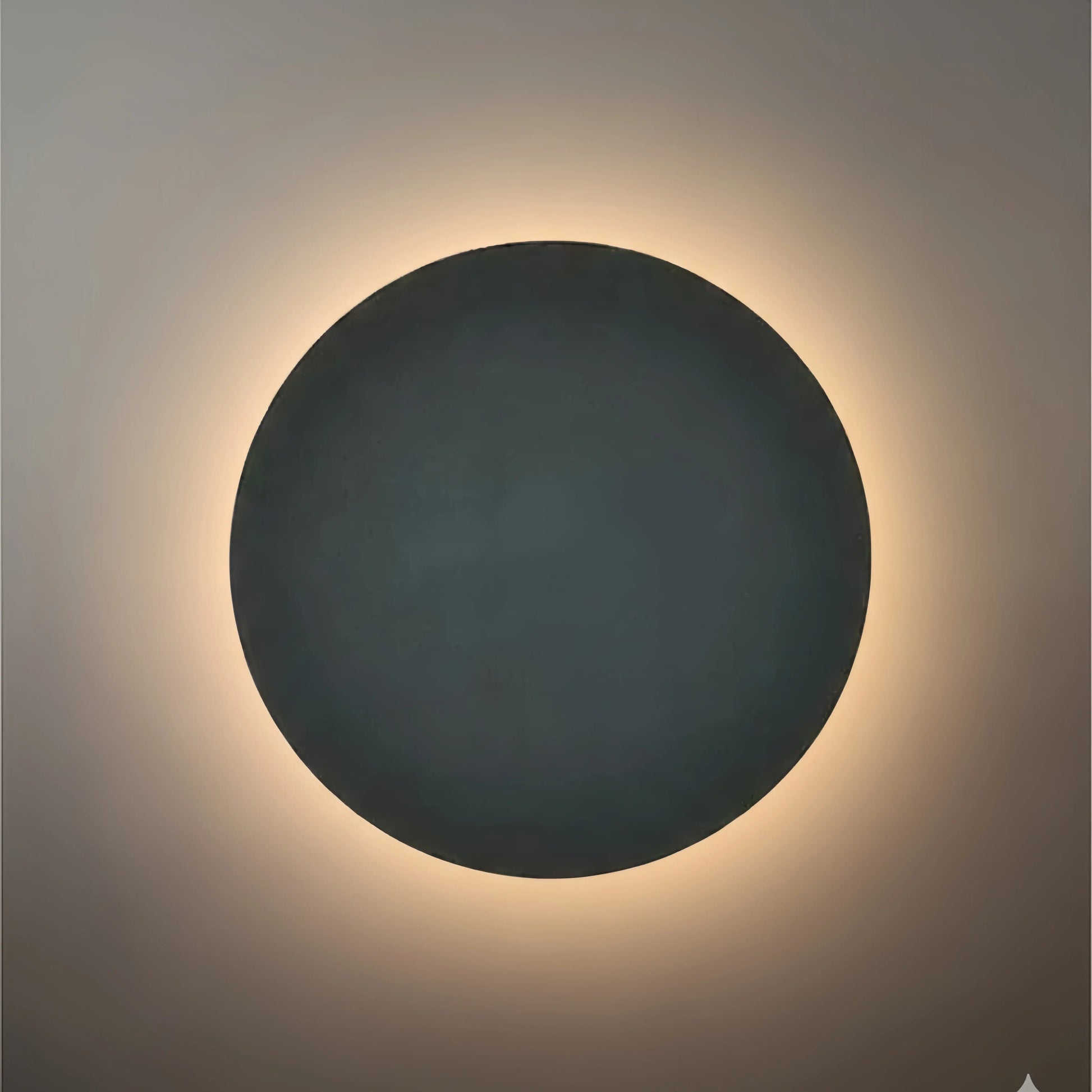 Solara Minimalist LED Outdoor Wall Lamp – Black/White Round/Square Porch Sensor Light