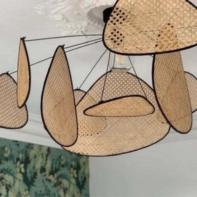 Designer Chandelier Geometric Detail