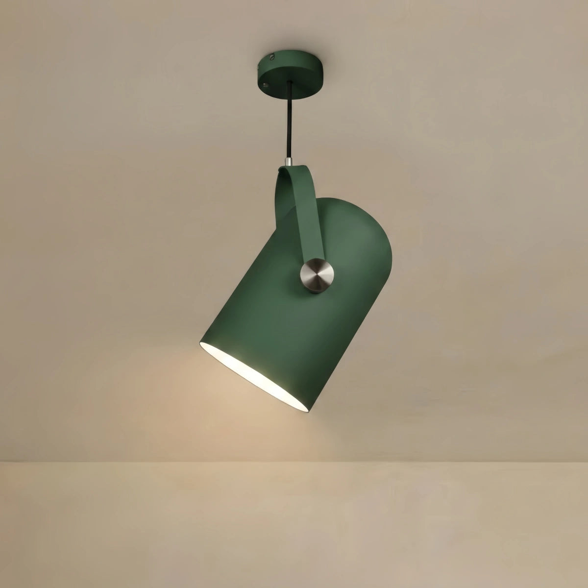 WV1201_Metal_Gray_Pendant_Light_Bedroom