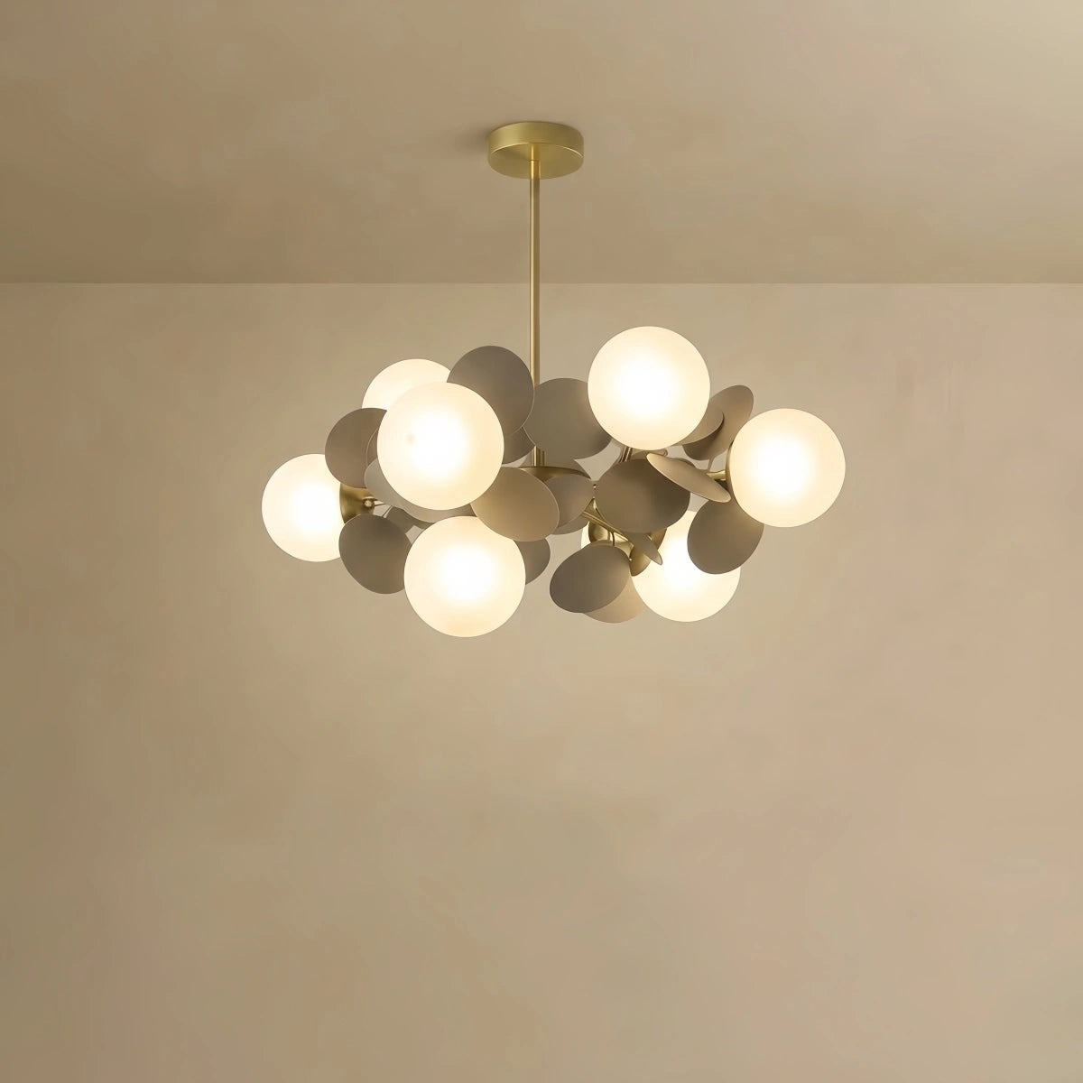 Nebula Modern Chandelier - Metal Frame  for Bedroom