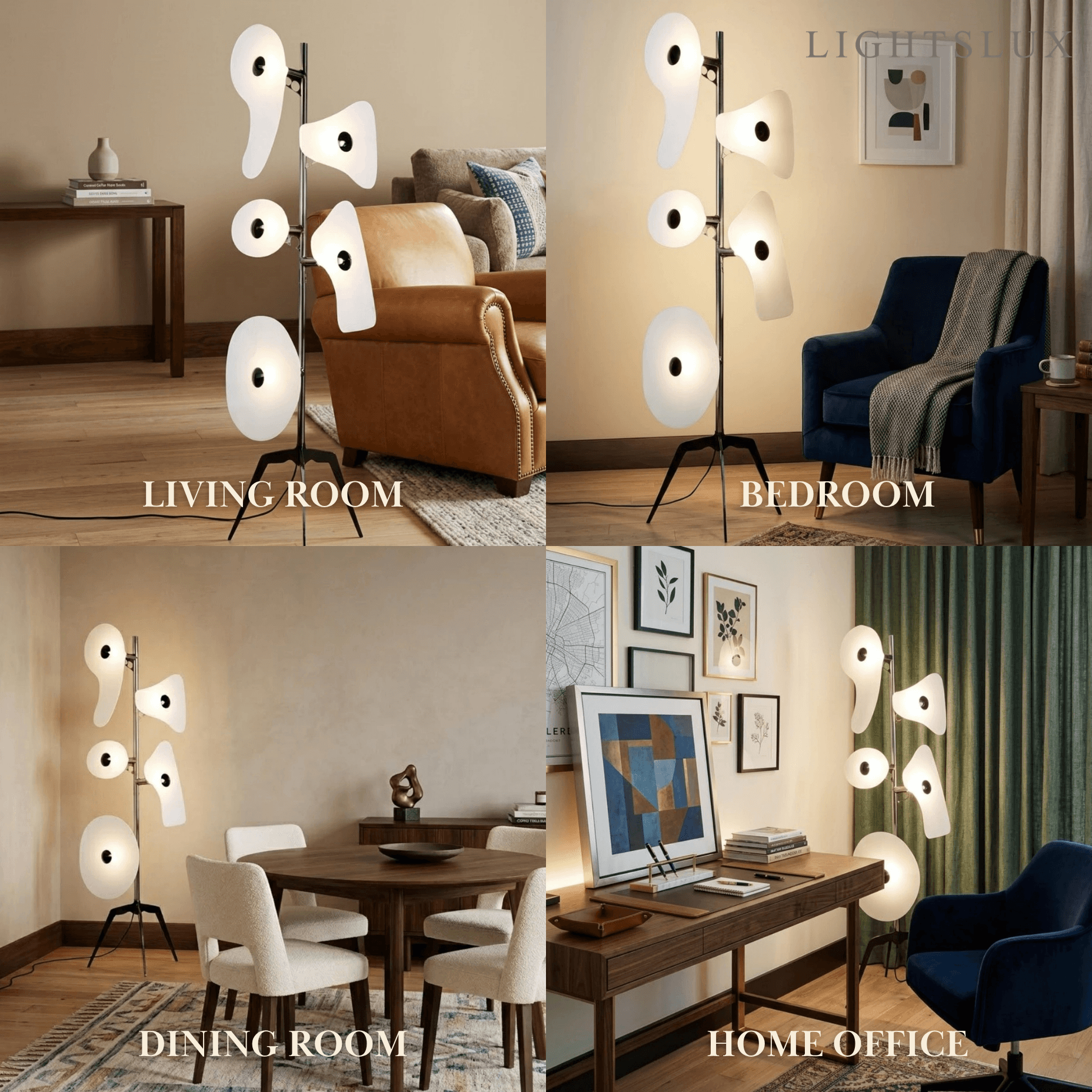 Modern Multicolor Floor Lamp for Study Room