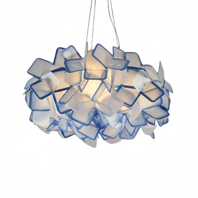 Lunara Art Deco Modern Multicolor Decorative Flower Acrylic Pendant Light