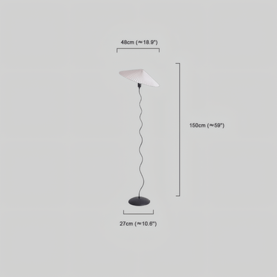  Modern Floor Lamp Fabric Dimension