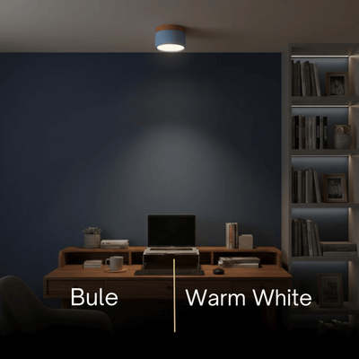 Morandia Nordic LED Ceiling Light Cylinder - Metal/Wood for Hallway