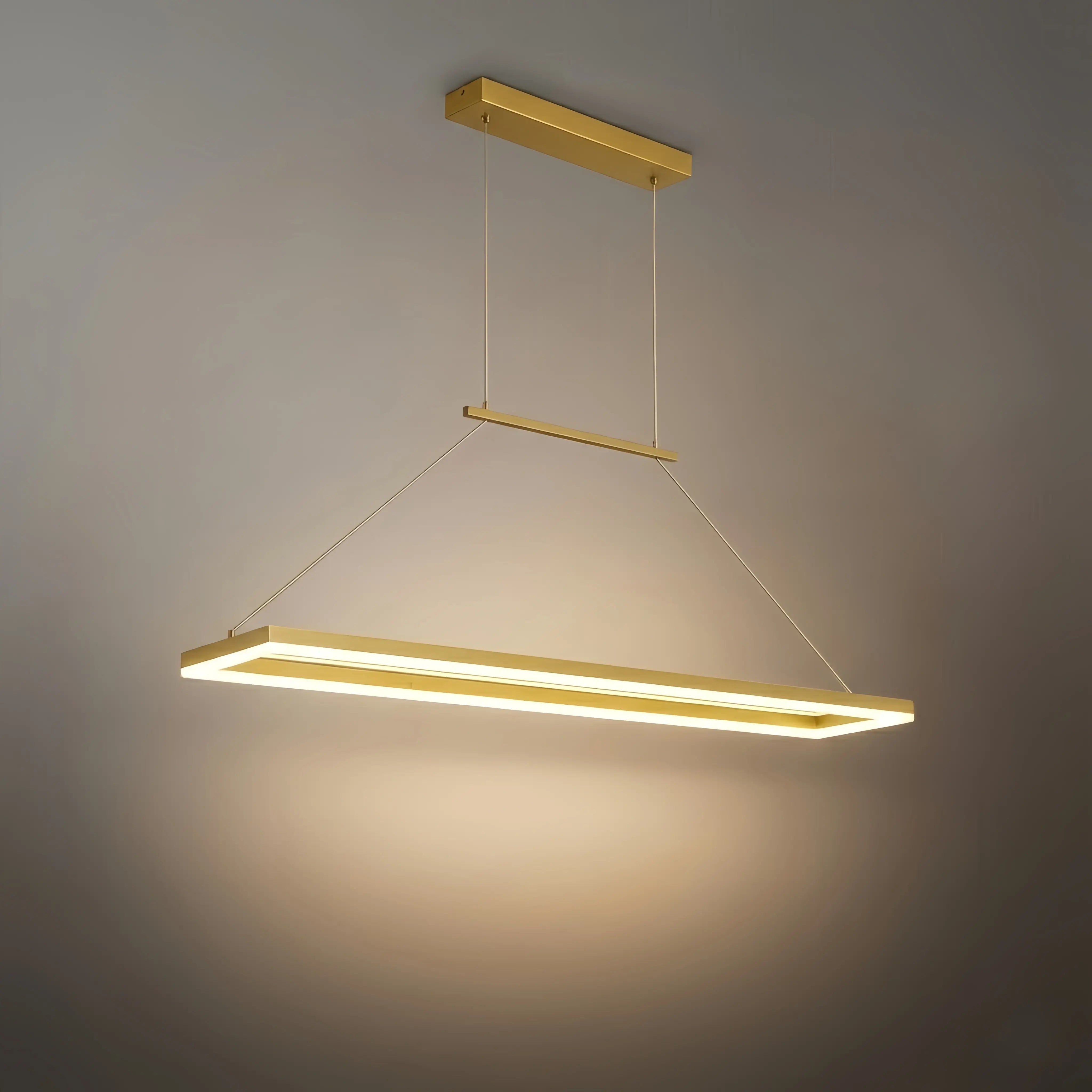 Excelis Luxury Rectangular Pendant Light 