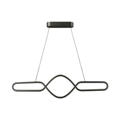 Pendant_Light_Black_Metal_Silica_Gel_Cross_Linear