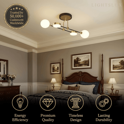 Nebula Modern Gold Chandelier