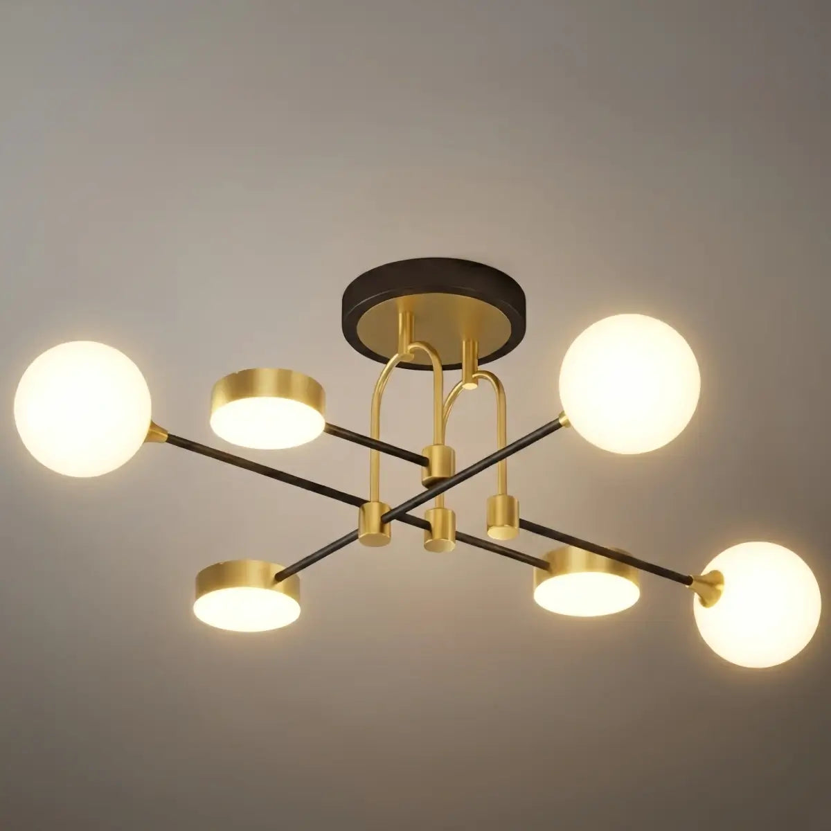 Nebula Modern Gold Chandelier