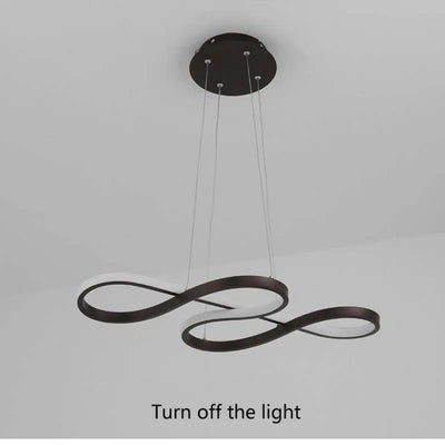 Velora Modern Cross Pendant Light – White /Black or Gold Metal/Acrylic for Dining Room