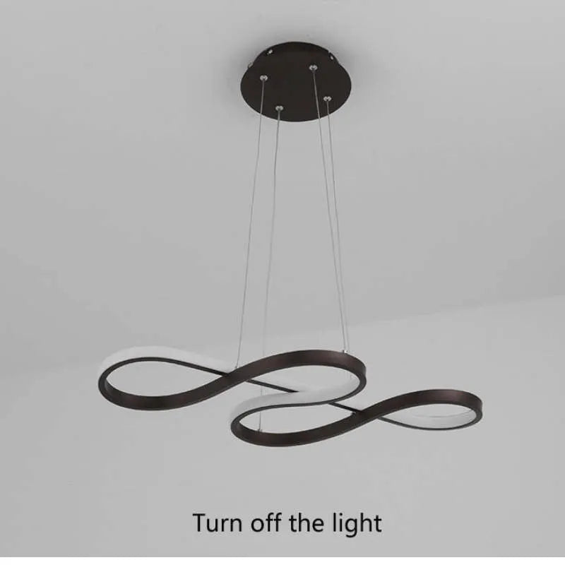 Velora Modern Cross Pendant Light – White /Black or Gold Metal/Acrylic for Dining Room