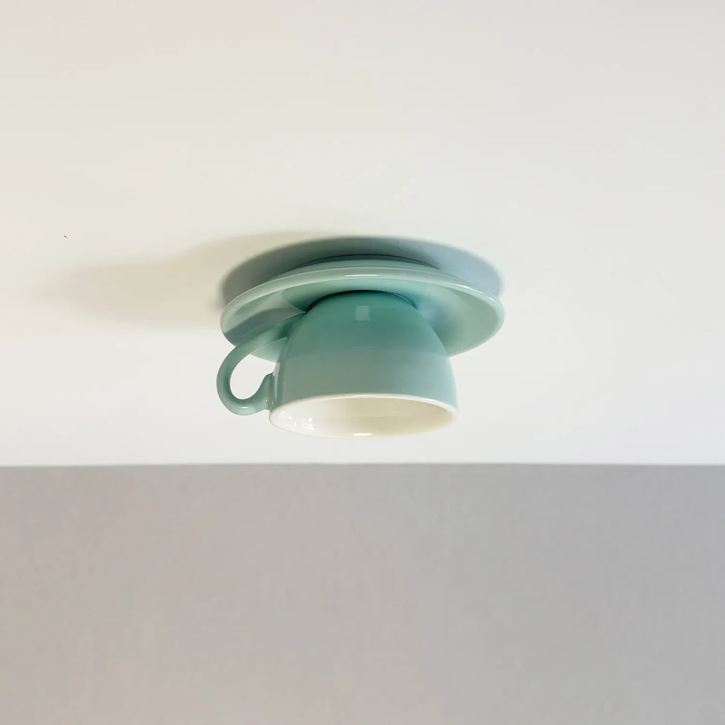 Black Art Deco Ceramic Ceiling Light for Bedroom
