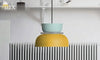 Morandia Art Deco Contrast Color Pendant Light - Metal