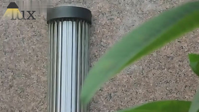 Irondale Modern Black LED Outdoor Wall Sconce – Waterproof Light for Garden/Courtyard