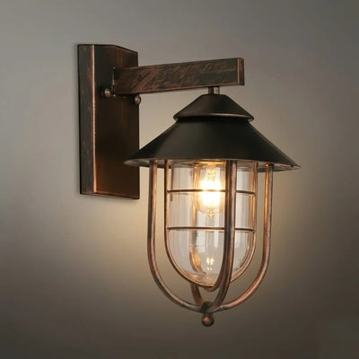 Irondale Industrial Outdoor Wall Lamp - Waterproof light for Garden