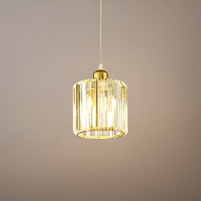 Vetro Nordic LED Pendant Light-Metal/Glass Black/Gold for Dining Room/Living Room